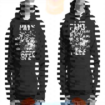 植物 犬 コーヒー おもしろ ガーデニング 犬好き ギフト パーカー - Kawaiitshirt