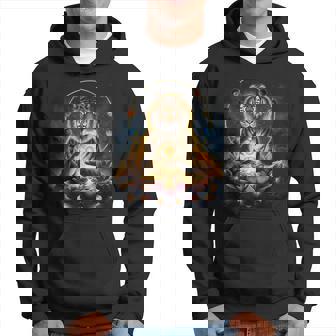 極楽浄土 天国 蓮の花 宇宙 虎 トラ パーカー - Kawaiitshirt