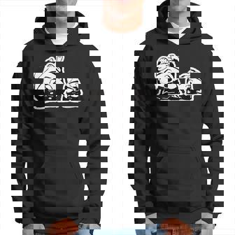 気持ちよく寝ている柴犬たち かわいい黒柴 柴犬イラスト パーカー - Kawaiitshirt