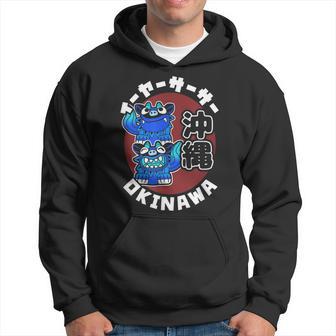 沖縄 ジャパン シーサー 守護ライオンズ 沖縄 日本語 漢字 パーカー - Kawaiitshirt