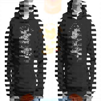 猫 おもしろ バイク オートバイ ねこ ライダース バイカー 面白い ネコ パーカー - Kawaiitshirt