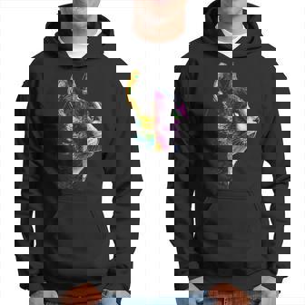 猫 動物 グラフィック アートワーク 猫 パーカー - Kawaiitshirt