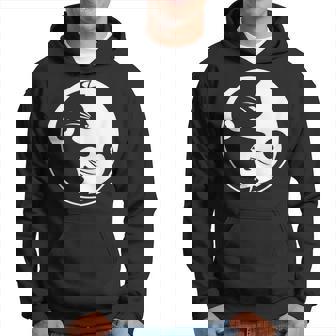 猫の陰陽相互接続 パーカー - Kawaiitshirt