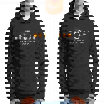 皆既日食2024年4月8日太陽の月 パーカー - Kawaiitshirt