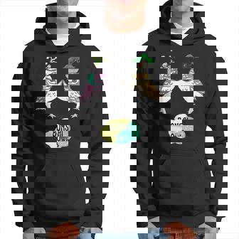 盆栽フクロウと宇宙盆栽フクロウ パーカー - Kawaiitshirt