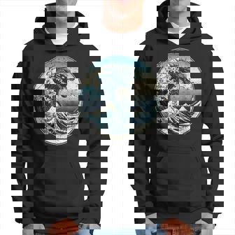 神奈川沖グレートウェーブウィズガメラ パーカー - Kawaiitshirt