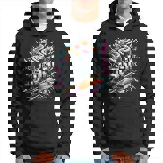 稲妻と閃光の寿司ティー 日本料理 パーカー - Kawaiitshirt