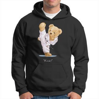 空手 子供用 テディベア テコンドー ボーイズ メンズ パーカー - Kawaiitshirt