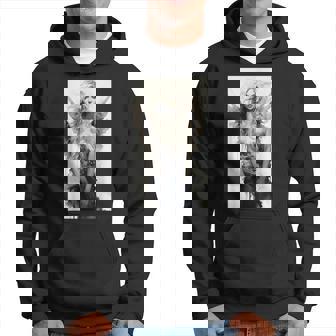 美しい天使 白黒ヴィンテージアート パーカー - Kawaiitshirt