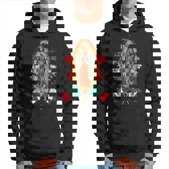 聖母マリア メキシコ国旗 聖母マリア グアダルーペ パーカー - Kawaiitshirt