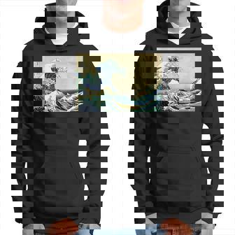 葛飾 北斎 神奈川沖浪裏 有名なヴィンテージアート スタイリッシュ パーカー - Kawaiitshirt