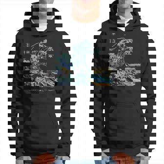 葛飾 北斎 神奈川沖浪裏 有名なヴィンテージアート スタイリッシュ Great Wave Hokusaitylish パーカー - Kawaiitshirt