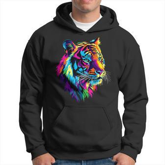 虎 大型猫 野生動物 虎 猫好き かわいい虎 パーカー - Kawaiitshirt
