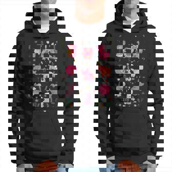 豚のかわいい刺しゅう 豚の恋人 パーカー - Kawaiitshirt