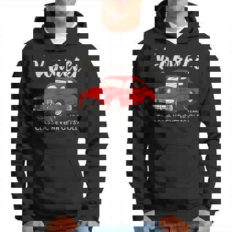 還暦祝い 車好き 父 男性 レトロ クラシックカー60歳 Classic Never Gets Old パーカー - Kawaiitshirt