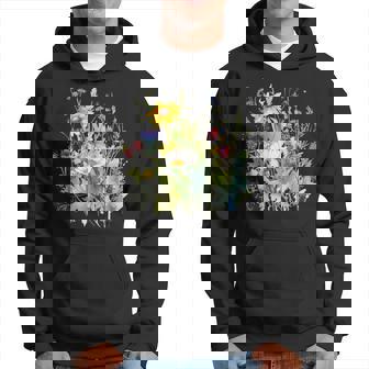 野生の花 ボタニカル 花 自然 ヴィンテージ フローラル グラフィック パーカー - Kawaiitshirt