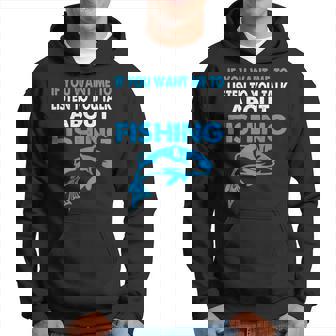 釣りについての話を聞いてほしい場合のグラフィック パーカー - Kawaiitshirt