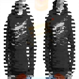 鉛筆巻き戻し付きレトロカセットテープ パーカー - Kawaiitshirt