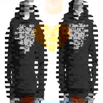 面白い ラバーダック ギフト メンズ レディース クールラバー アヒル ハート パーカー - Kawaiitshirt