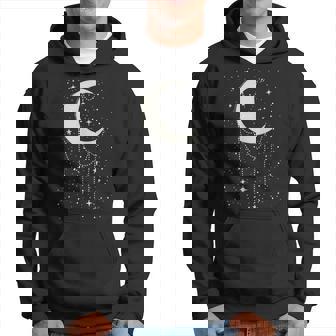 面白い 月 アート メンズ レディース キッズ 銀河 夜空 月 パーカー - Kawaiitshirt