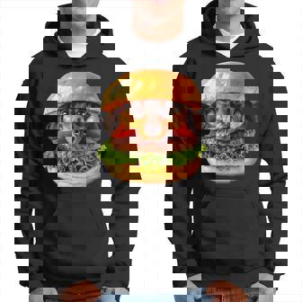 面白いtシャツ ダックスフンド 犬 ハンバーガー メンズ グッズ かわいい おもしろ 面白い 服 ネタ パーカー - Kawaiitshirt