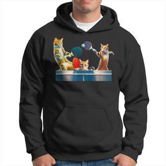 面白いtシャツ 猫 ネコ メンズ 卓球 猫好き グッズ おもしろ 面白い 服 ネタ にゃんこ 猫の下僕 パーカー - Kawaiitshirt
