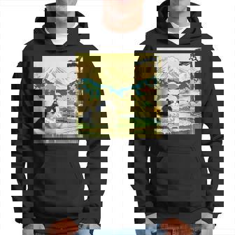 面白いtシャツ 猫 ネコ 温泉 メンズ 猫好き グッズ おもしろ 面白い 服 ネタ 猫の下僕 浮世絵 パーカー - Kawaiitshirt