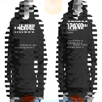 面白いテコンドー辞書がハイキックの定義を作ります パーカー - Kawaiitshirt