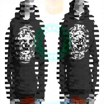 面白いパグ&コーヒー パーカー - Kawaiitshirt