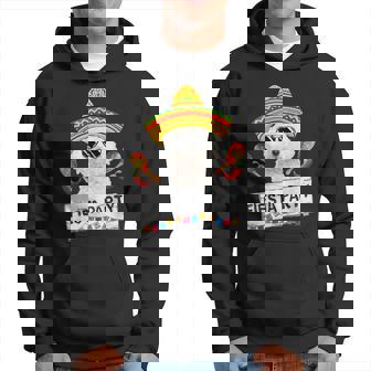 面白いパーティー かわいいビション・フリーゼ ソンブレロ サングラス パーカー - Kawaiitshirt