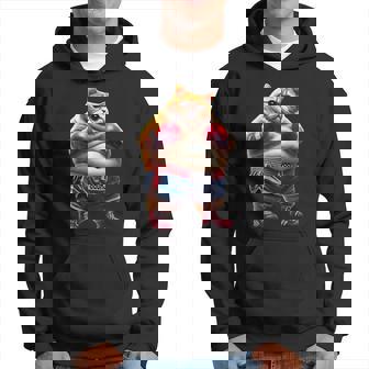 面白いボクシング ジム ワークアウト 猫 ボクシング グローブ アニメ ミーム パーカー - Kawaiitshirt