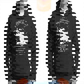 面白いマムート石器時代の氷河期デザイン 先史時代のデザイン パーカー - Kawaiitshirt