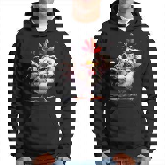 面白い動物、友人や家族のための素晴らしいチキン パーカー - Kawaiitshirt