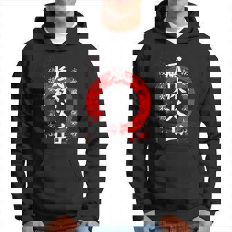 風林火山 武田信玄 武士漢字 赤円相 書道スタイル パーカー - Kawaiitshirt