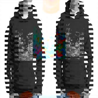 鮮やかなサンゴ礁海洋生物のシーン パーカー - Kawaiitshirt