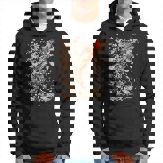 鯉 アジアン 鯉 錦鯉 魚 さくら 桜 季節 パーカー - Kawaiitshirt