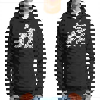 鳥獣戯画《蛙と兎・相撲》かえる うさぎ【日本・世界の名画】日本画 和柄 美術館アート パーカー - Kawaiitshirt