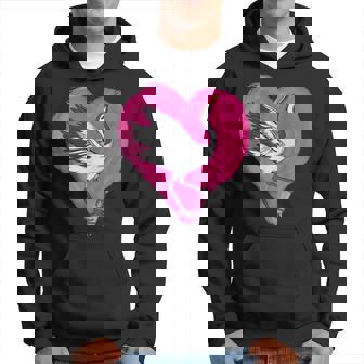 鶴 ハートデザインラブ 鶴 恋人 鶴 パーカー - Kawaiitshirt