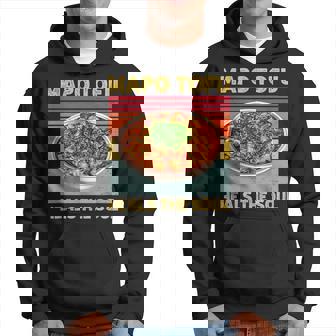 麻婆豆腐 魂を癒す 中華料理 ファン 面白い レトロ パーカー - Kawaiitshirt