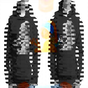 麻雀 牌 おもしろ ネタ フェルメール グッズ 服 面白いtシャツ 面白い メンズ 雀士 プレゼント おしゃれ パーカー - Kawaiitshirt