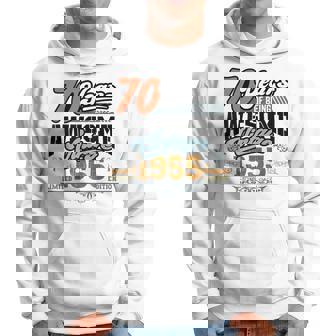 70歳の誕生日 ヴィンテージ 1955 70 Years Of Being Awesome レトロ パーカー - Kawaiitshirt