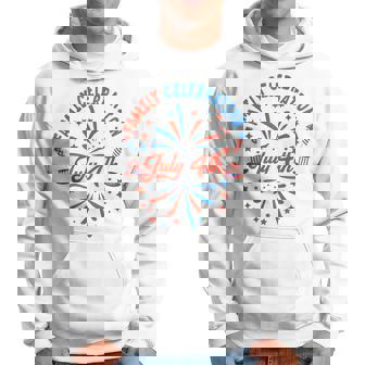 7月4日 家族祝 2024 おそろい ファミリー レトロ パーカー - Kawaiitshirt