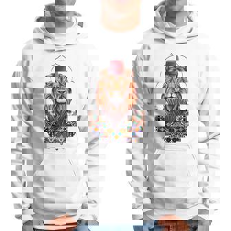 Art Mosaïque Du Roi Lion Afrique Du Maroc Zellijoyage Lion Sweat à capuche - Cadeauxyz