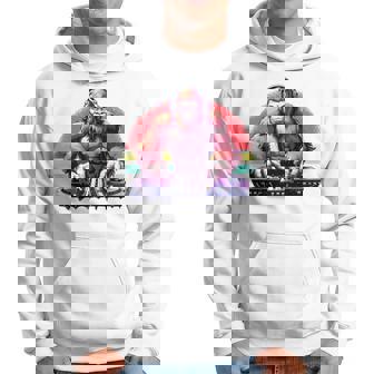 Bassquatch 音楽愛好家のためのサスカッチdjデザイン 長袖tシャツ パーカー - Kawaiitshirt