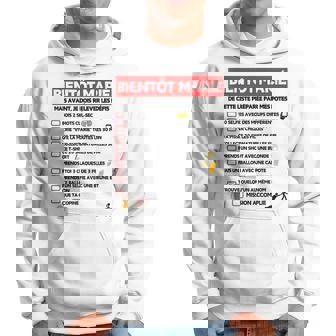 Bientôt Marié Evg Liste Drôle Enterrement Deie De Garçon Sweat à capuche - Cadeauxyz