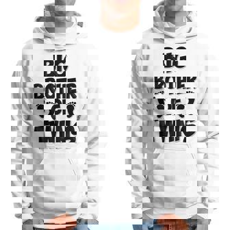 Big Brother Of Twins New Big Brotheriblingギフト パーカー - Kawaiitshirt