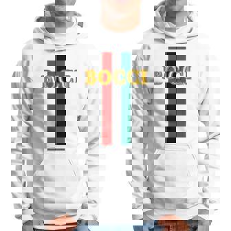 Bocci ぼっち《フェイクゴールド ロゴ》緑 赤 ライン【変なデザイン屋さん】陰キャ オタク ブランド パロディ 面白 長袖tシャツ パーカー - Kawaiitshirt