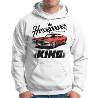 Caballos De Fuerza Kingintage Muscle Car Sudadera - Regaloses