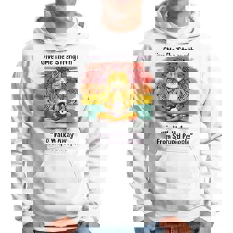 Chat Yin Yang Yoga Paix Détente Sweat à capuche - Cadeauxyz