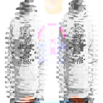Death Metal Cat Rude Kitten Middle Finger Heavy Music Sweat à capuche - Cadeauxyz
